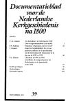 LITERATUUR UIT 1991 EN 1992 BETREFFENDE DE KERKGESCHIEDENIS DER NEDERLANDEN IN DE NEGENTIENDE EEUW, XVI.