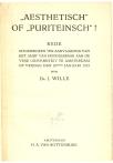 "Aesthetisch" of "puriteinsch"? - pagina 2