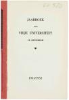Jaarboek der Vrije Universiteit te Amsterdam 1951/1952 - pagina 3