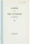 Jaarboek der Vrije Universiteit te Amsterdam 1952/1953 - pagina 3