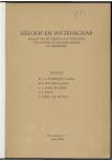 1959 Geloof en Wetenschap : Orgaan van de Christelijke vereeniging van natuur- en geneeskundigen in Nederland - pagina 11