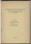 1961 Geloof en Wetenschap : Orgaan van de Christelijke vereeniging van natuur- en geneeskundigen in Nederland - pagina 139