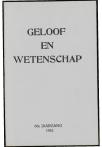 1962 Geloof en Wetenschap : Orgaan van de Christelijke vereeniging van natuur- en geneeskundigen in Nederland - pagina 1