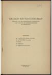 1963 Geloof en Wetenschap : Orgaan van de Christelijke vereeniging van natuur- en geneeskundigen in Nederland - pagina 141