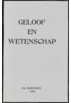 1964 Geloof en Wetenschap : Orgaan van de Christelijke vereeniging van natuur- en geneeskundigen in Nederland - pagina 1