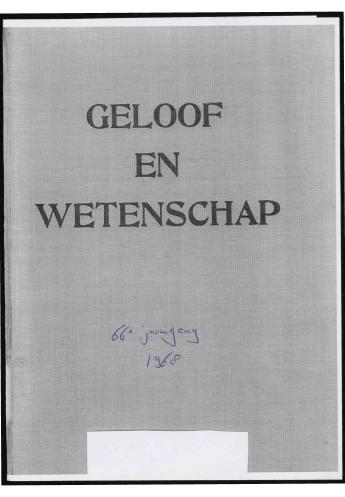 1968 Geloof en Wetenschap : Orgaan van de Christelijke vereeniging van natuur- en geneeskundigen in Nederland - pagina 18