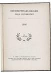 Studentenalmanak 1960 - pagina 7