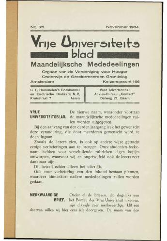 Vrije Universiteitsblad 1934-1935 - pagina 119