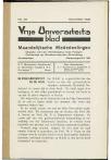 Vrije Universiteitsblad 1936-37 - pagina 1