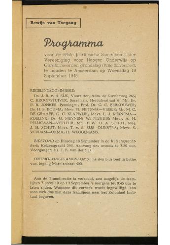 Vrije Universiteitsblad 1946 - pagina 1