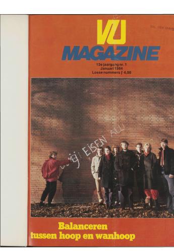 VU Magazine 1984 - pagina 1